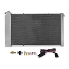 3 Row Alum Radiator 12in Fan Relay Chevy Camaro 70-81 El Camino Monte 78-87 Atmt