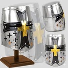 Medieval Templar Crusader Knight Armor Helmet   Greek Roman Spartan Armour