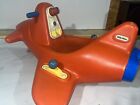 Little Tikes Red Rocket Jet Airplane Ride On Toy Rocker Kids Rare Retired Htf