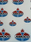 Ho Scale Amoco Gas Oil Signs 2mil Vinyl Die-cut Peel N Stick Stickers Decal