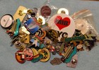 Large Lot Of Lapel Pins And Buttons