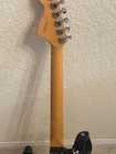 Fender Squirt Strat Stratocaster Electric Guitar Works W  Strap Wood Grain