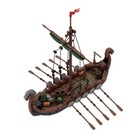 Viking Longship Moc Building Blocks Set  Ship Boat Model Educational Bricks Toy