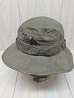 Vintage Us Military Jungle Hat 7 Od Green Cotton Boonie Bush Cap Vietnam Era