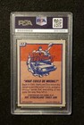  christopher Lloyd  1989 Topps Back To The Future Signed Auto Autograph Psa dna
