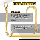 2 Pack 15 Inch J Hook   Heavy Duty Towing Hooks With 5400 Lbs Load Limit   Coup