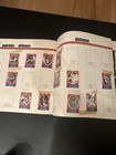Vintage Sunoco Nfl Action 72 Stamp Album Partially Complete 128 Pages