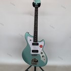 Electric Guitar Ice Blue Metallic P90 Pickups Rounded Fret Edge Stainless Fret