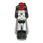  Hydraulic Solenoid Diverter Valve 12v Dc 6 Ports Selector 24 Gpm 3600 Psi Sae 8