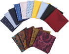 15 Pack Men s Pocket Squares  Soft Hankies Premium Mens Pocket Square