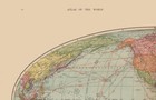 Historic Map - World - Hammond 1910 - 35 87 X 23 - Vintage Wall Art