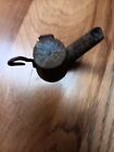 Antique Coal Miner s Tin Teapot Lamp   Coal Mining Lamp   Very Rare