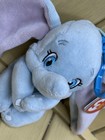 New Ty Beanie Baby Babies Dumbo By Disney Elephant 3 5  Inch Clip Plush
