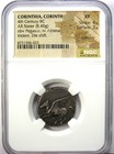 Corinthia Corinth Ar Stater Pegasus Silver Coin 300 Bc - Certified Ngc Xf  ef 