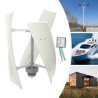 Vertical Axis Wind Turbine Generator 12v 24v Wind Mill And Controller Kit 100w