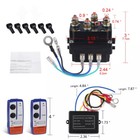 Winch Solenoid Relay Contactor 2x Wireless Remote Control 12v 250a