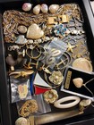 Lot Of Antique To Vintage    craft    Pieces And Parts Jewelry  Repair  Harvest 