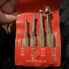 Vintage Starrett S829e Small Hole Gage Set 4 Pc  125- 500    Original Case
