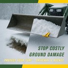 Bucket Skid Shoes Quick Attach Snow Plow Blade Driveway Tractor Yellow
