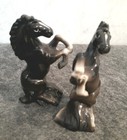  Horse Salt Pepper Shakers Porcelain Japan Vintage