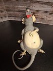 Gemmy 14  Dying Halloween Fat Rat Rubber Non Working - Look  Read 