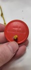Vintage Walter Western Germany Wooden Farm Tractor Farmer Green Red Pull Toy