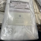 2 - Hotel Collection Frosted Scroll  Euro Sham 26   X 26   Silver  white