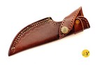 Custom Handmade Pure Cow Engraved Leather Sheath For Fixed Blade Knife Edc 2723