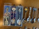 Vintage Lot 2   Lbs Silver Plated Spoon Collectible Usa World Figural