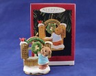 Hallmark Keepsake Christmas Ornament Welcome Christmas 2011 Repaint In Box