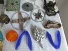 Vintage Metal Glass Steampunk Junk Drawer Lot Of 50 Craft Parts Repurpose 13 Lbs