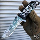 9  Military Army Tactical Spring Open Assisted Folding Rescue Pocket Knife Blade