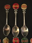 8 Vintage Coca-cola Collector Spoons