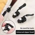 12   pack Universal Quick   fix Zipper Repair Kit     Detachable Slider Replacement