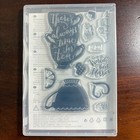 Brand New Stampin  Up  A Nice Cuppa Stamp Set Of 11 140683 Retired