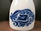 Royal Viking Cruise Line Vintage Bar Peanut Shaker Holder Vase Porsgrund Blue