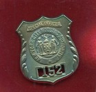 Obsolete Vintage  New York   Special Officer  Badge