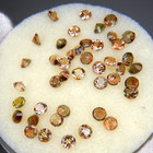 3mm Lot Of 10 Andalusite Pleochroic Flash Natural Mined Unheated Faceted Round