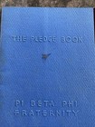 Vintage Program  1959   Pi Beta Phi Fraternity Pledge Book Paperback