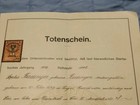 Jewish Community Judaica Document Burial 1930s Wien Vienna Austria Radinger