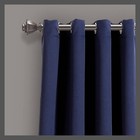 Set Of 2 120 x52  Insulated Grommet Blackout Window Curtain Panels Navy Blue