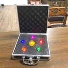 Marvel The Avengers Iron Man Thanos Infinity Stones Light 1 1 Toy Cosplay Prop