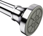 Adjustable Shower Curtain Rod 31-80 Inch  Never Rust Stainless Steel Silver T   