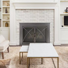 Albus Small Glass Fireplace Doors