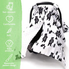 Carseat Covers Baby Boy   Girl  Peekaboo Opening Infant Car Seat Cover For Winte