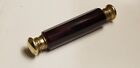 Antique Victorian Ruby Red Glass Double Ended Scent Perfume Bottle 
