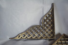 Nice Antique   Vintage Victorian Pair Cast Iron Shelf Brackets