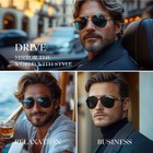 Gesruny Polarized Aviator Sunglasses For Men Women  Fashion Shades Retro Sun    
