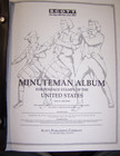 Scott Minuteman United States Stamp Album     Loaded With Stamps 11 5 X 10 