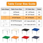 34  X 34  Square Fitted Table Cover - Stretchy Spandex 34  X 34   square  Black